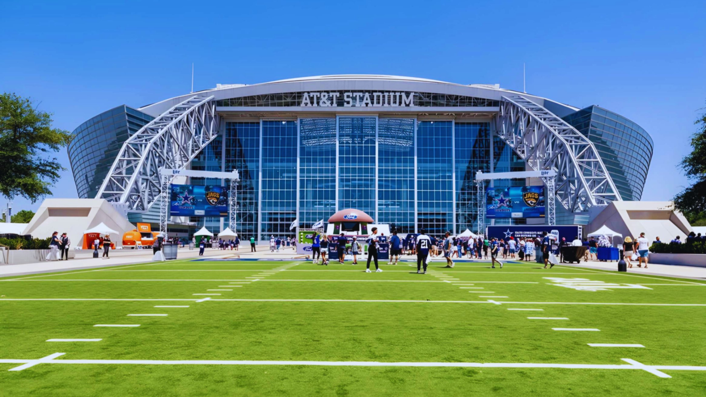 AT&T Stadium in Arlington, TX, venue for Kendrick Lamar and SZA concert on April 26, 2025.