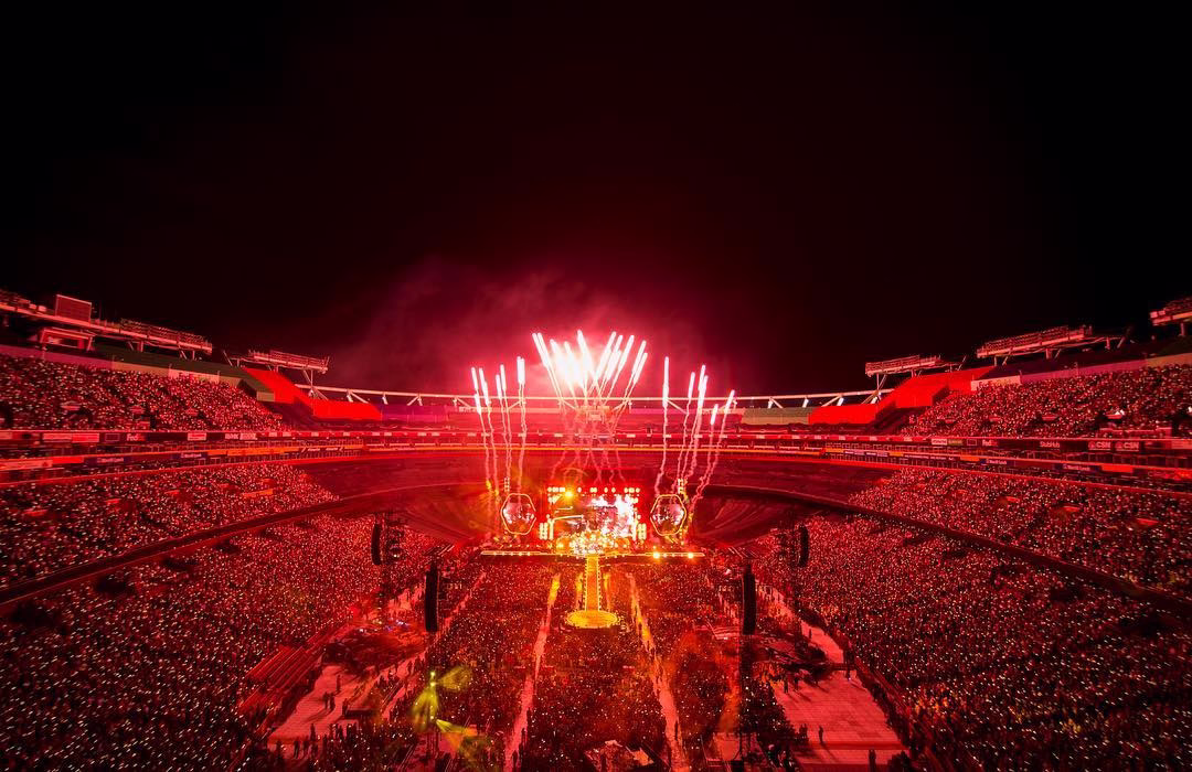 Northwest Stadium in Landover, hosting The Weeknd, Playboi Carti, and Mike Dean for a live concert on August 2, 2025.
